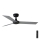 FARO 34287 - Lubinis ventiliatorius CRUISER XL juodas diametras 160 cm + nuotolinio valdymo pultas