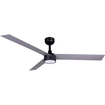 FARO 342871S - Dimeriuojamas LED lubinis ventiliatorius CRUISER XL LED/18W/230V 2700/3000/4000K, skersmuo 160 cm, pilka/juoda + nuotolinis valdymas