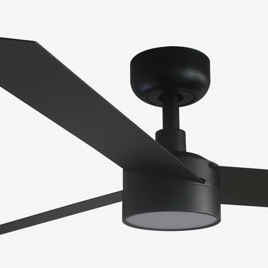 FARO 34291-1TW - Dimeriuojamas LED lubų ventiliatorius CRUISER LED/20W/230V 2700/3000/4000K skersm. 132 cm juodas + nuotolinis valdymas