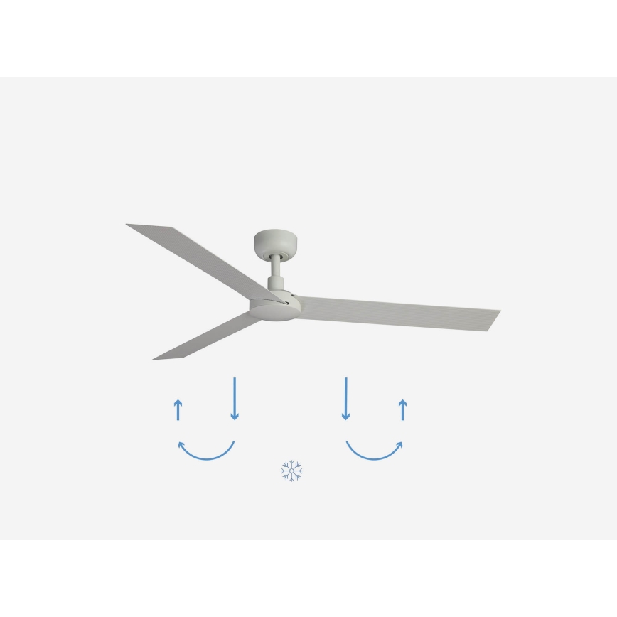 FARO 34292WP - Lubinis ventiliatorius CRUISER XL baltas d. 160 cm SMART + nuotolinio valdymo pultas