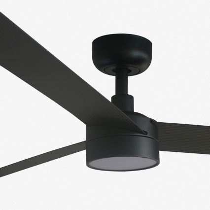 FARO 34293-1TW - LED Pritemdomas lubinis ventiliatorius CRUISER XL LED/18W/230V 2700/4000/6500K diametras 160 cm juodas + nuotolinio valdymo pultas