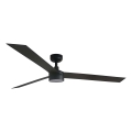 FARO 34293WT1S - LED dimeriuojamas lubinis ventiliatorius CRUISER XL LED/18W/230V 2700/3000/4000K skersmuo 160 cm juodas Wi-Fi Tuya + nuotolinis valdymas