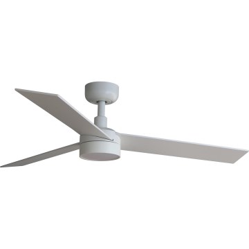 FARO 34295WT-1TW - LED Reguliuojamas lubinis ventiliatorius RUDDER S LED/18W/230V 2700/4350/6000K balta/smėlio spalva diametras 106 cm Wi-Fi Tuya + nuotolinio valdymo pultas