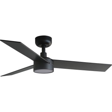 FARO 34296WT-1TW - LED Reguliuojamas lubinis ventiliatorius RUDDER S LED/18W/230V 2700/4350/6000K juoda/ruda diametras 106 cm Wi-Fi Tuya + nuotolinio valdymo pultas