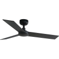 FARO 34296WT - Lubinis ventiliatorius RUDDER S juoda/ruda diametras 106 cm Wi-Fi Tuya + nuotolinio valdymo pultas