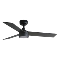 FARO 34296WT1S - LED reguliuojamas lubinis ventiliatorius RUDDER S LED/18W/230V 2700/3000/4000K Ø 106 cm ruda/juoda Wi-Fi Tuya + nuotolinis valdymas