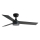 FARO 34296WT1S - LED reguliuojamas lubinis ventiliatorius RUDDER S LED/18W/230V 2700/3000/4000K Ø 106 cm ruda/juoda Wi-Fi Tuya + nuotolinis valdymas