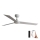FARO 34297WP - Lubinis ventiliatorius RUDDER L baltas d. 132 cm SMART + nuotolinio valdymo pultas