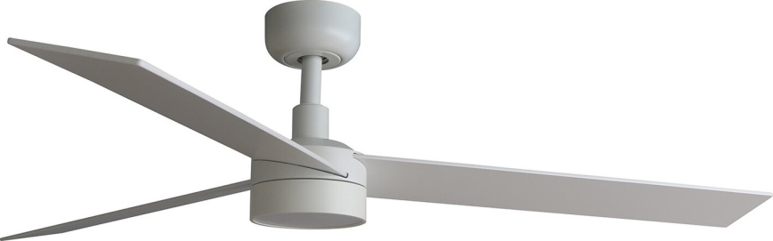 FARO 34297WT-1TW - LED Reguliuojamas lubinis ventiliatorius RUDDER L LED/18W/230V 2700/4350/6000K balta diametras 132 cm Wi-Fi Tuya + nuotolinio valdymo pultas