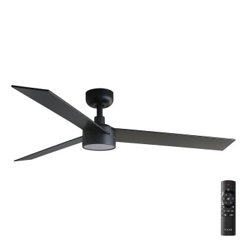 FARO 34298-1TW - LED Pritemdomas ventiliatorius RUDDER L LED/20W/230V 2700/4000/6500K d. 132 cm + nuotolinio valdymo pultas