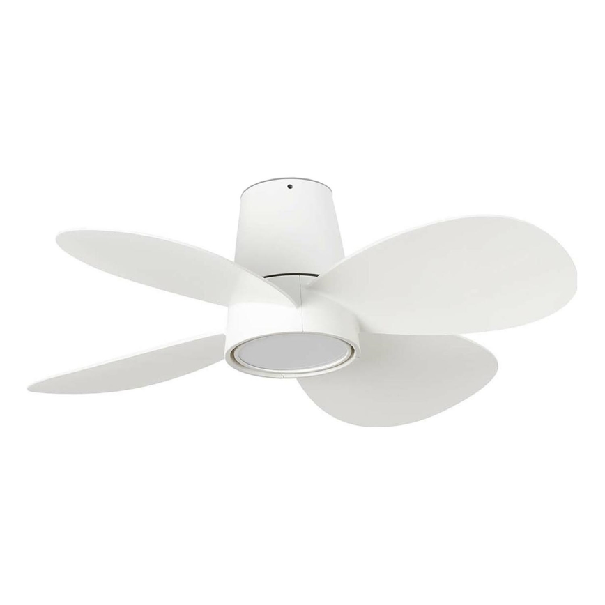 FARO 34315 - LED Reguliuojamas lubinis ventiliatorius KLOVER S LED/20W/230V 2700/4000/6500K balta diametras 80 cm + nuotolinio valdymo pultas