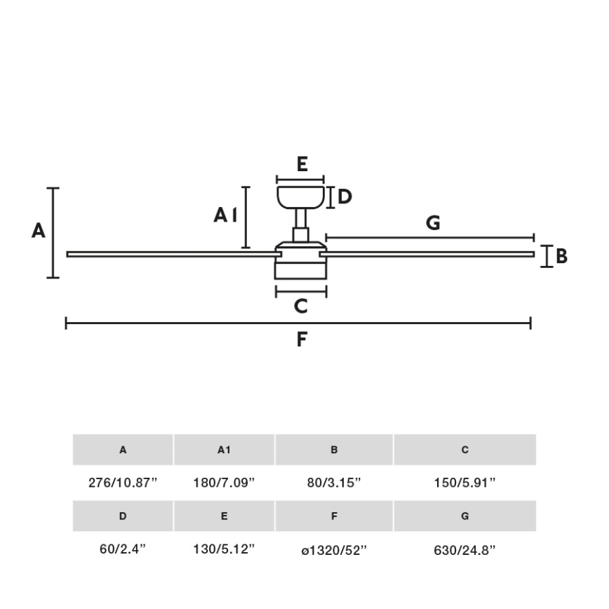 FARO 34355-1TW - LED Reguliuojamas lubinis ventiliatorius RUDDER L LED/20W/230V balta/smėlio spalva diametras 132 cm + nuotolinio valdymo pultas