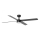 FARO 34356-1TW - LED Reguliuojamas lubinis ventiliatorius RUDDER L LED/20W/230V juoda/ruda diametras 132 cm + nuotolinio valdymo pultas