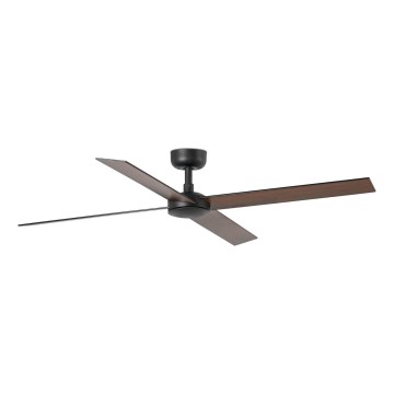 FARO 34356 - Lubinis ventiliatorius RUDDER L ruda/juoda diametras 132 cm + nuotolinio valdymo pultas