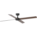 FARO 34356WT - Lubinis ventiliatorius RUDDER L ruda/juoda diametras 132 cm Wi-Fi Tuya + nuotolinio valdymo pultas