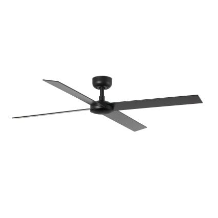 FARO 34356WT - Lubinis ventiliatorius RUDDER L ruda/juoda diametras 132 cm Wi-Fi Tuya + nuotolinio valdymo pultas