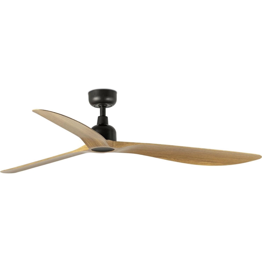 FARO 34360WT - Lubinis ventiliatorius OUTWOOD L ruda/juoda diametras 150 cm Wi-Fi Tuya IP44 + nuotolinio valdymo pultas