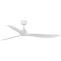 FARO 34363WT - Lubinis ventiliatorius OUTWOOD L balta diametras 150 cm Wi-Fi Tuya IP44 + nuotolinio valdymo pultas