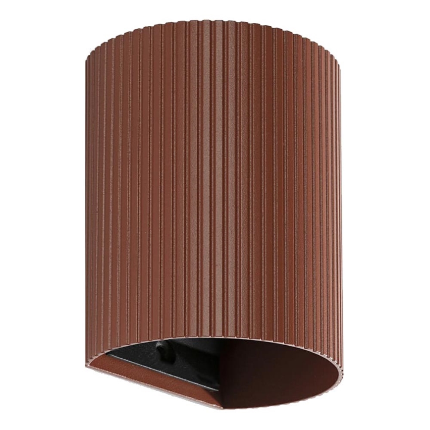 FARO 40529 - Sieninis šviestuvas SOLE 1xGU10/8W/230V plyta šukuotas apvalus