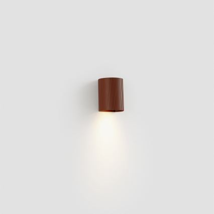 FARO 40529 - Sieninis šviestuvas SOLE 1xGU10/8W/230V plyta šukuotas apvalus