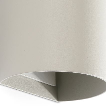 FARO 40540 - Sieninis šviestuvas SOLE 2xGU10/8W/230V pilka apvalus