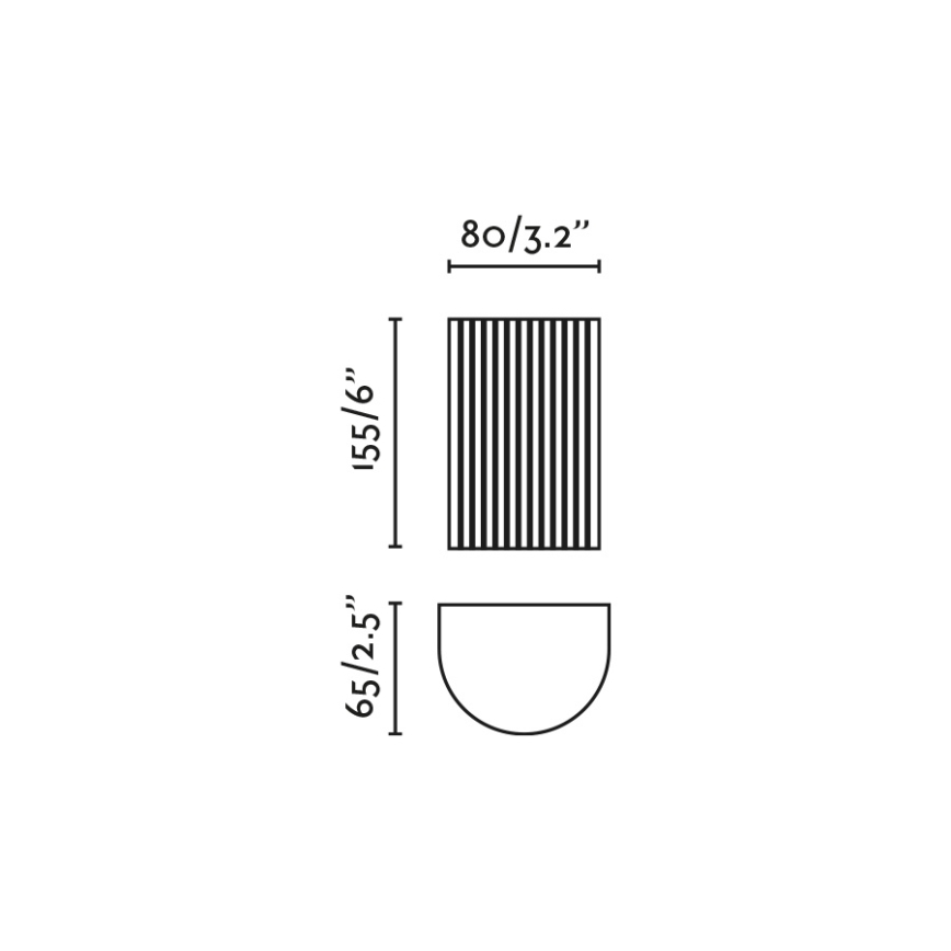 FARO 40544 - Sieninis šviestuvas SOLE 2xGU10/8W/230V pilka šukuotas apvalus