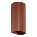 FARO 40545 - Sieninis šviestuvas SOLE 2xGU10/8W/230V plyta šukuotas apvalus