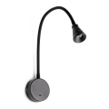 FARO 41030 - LED Lanksti stalinė lempa BEL LED/3W/230V juoda