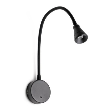 FARO 41030 - LED Lanksti stalinė lempa BEL LED/3W/230V juoda