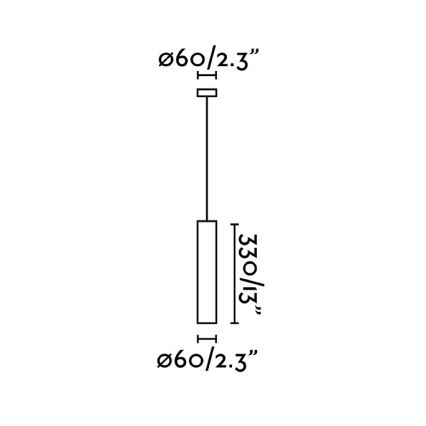 FARO 43755 - Pakabinamas sietynas STAN 1xGU10 / 8W / 230V