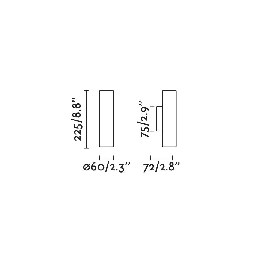 FARO 43760 - Sieninis šviestuvas STAN 2xGU10/8W/230V auksinis