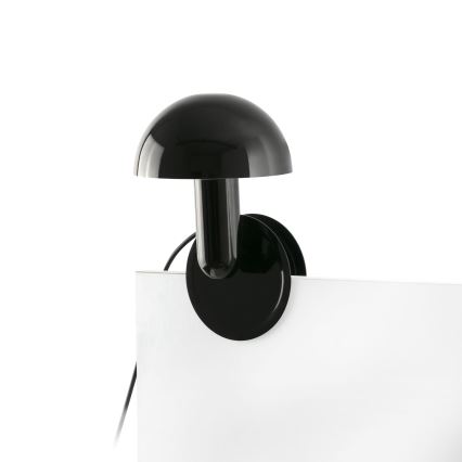 FARO 56100 - Stalinis šviestuvas su gnybtu 2in1 BELA 1xE27/15W/230V juoda