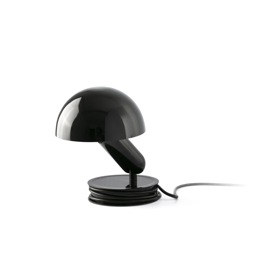 FARO 56100 - Stalinis šviestuvas su gnybtu 2in1 BELA 1xE27/15W/230V juoda