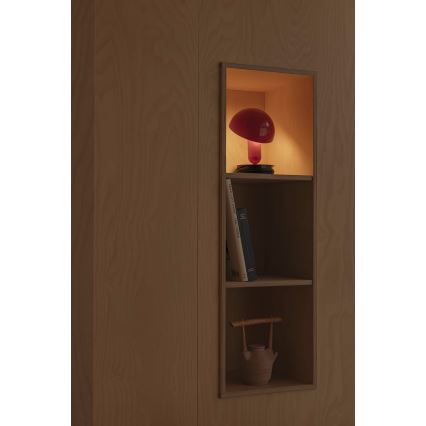 FARO 56103 - Stalinis šviestuvas su gnybtu 2in1 BELA 1xE27/15W/230V raudona
