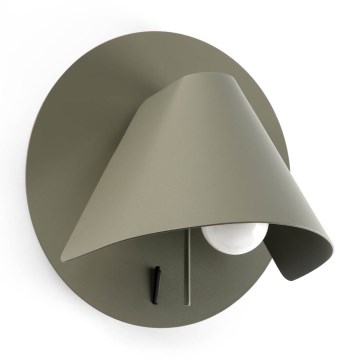FARO 62356 - Sieninis taškinis šviestuvas NOON 1xE27/15W/230V žalias