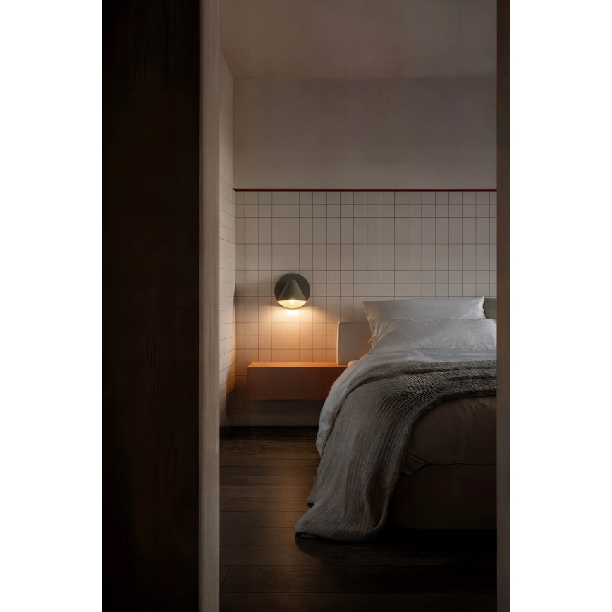 FARO 62356 - Sieninis taškinis šviestuvas NOON 1xE27/15W/230V žalias
