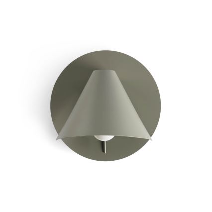 FARO 62356 - Sieninis taškinis šviestuvas NOON 1xE27/15W/230V žalias