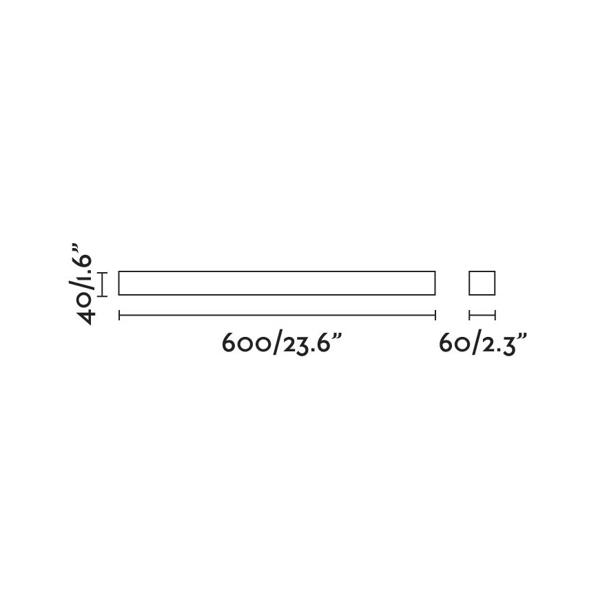 FARO 63316 - LED Vonios veidrodžio šviestuvas NILO-1 LED/12W/230V IP44 juodas