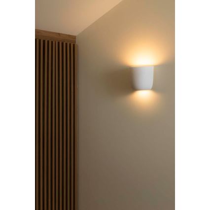 FARO 63428 - Sieninis šviestuvas KAPPU 1xE14/7W/230V 15,8x15 cm balta