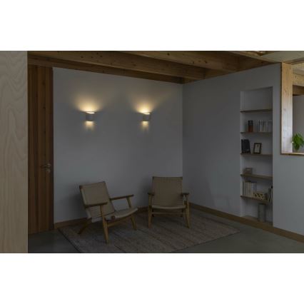 FARO 63428 - Sieninis šviestuvas KAPPU 1xE14/7W/230V 15,8x15 cm balta