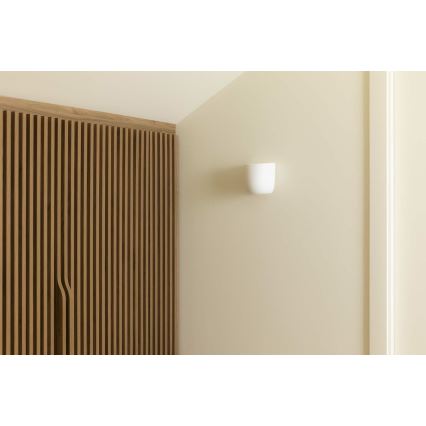 FARO 63428 - Sieninis šviestuvas KAPPU 1xE14/7W/230V 15,8x15 cm balta
