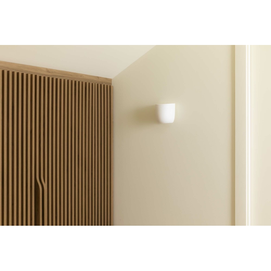 FARO 63428 - Sieninis šviestuvas KAPPU 1xE14/7W/230V 15,8x15 cm balta