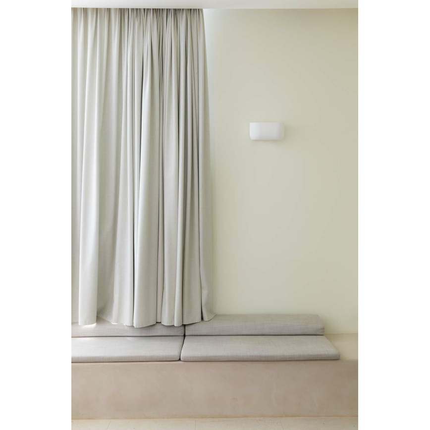 FARO 63430 - Sieninis šviestuvas KAPPU 2xE14/7W/230V 16,8x30 cm balta