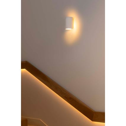 FARO 63435 - Sieninis šviestuvas TRAMA 1xE14/7W/230V balta