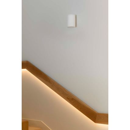 FARO 63435 - Sieninis šviestuvas TRAMA 1xE14/7W/230V balta