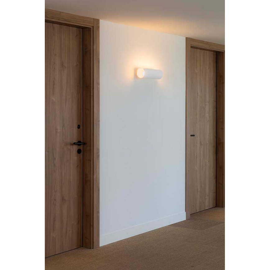 FARO 63436 - Sieninis šviestuvas TRAMA 2xE14/7W/230V balta