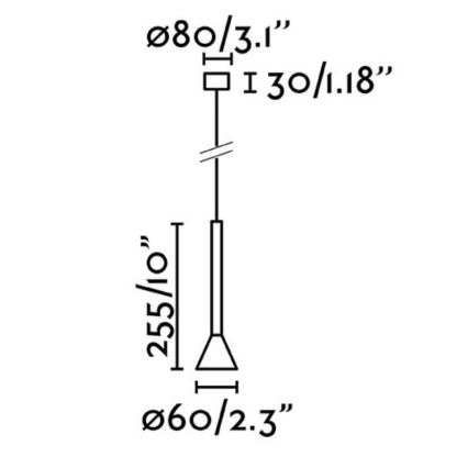 FARO 64223 - LED Pakabinamas sietynas DANKA LED/6W/230V juodas/aukso