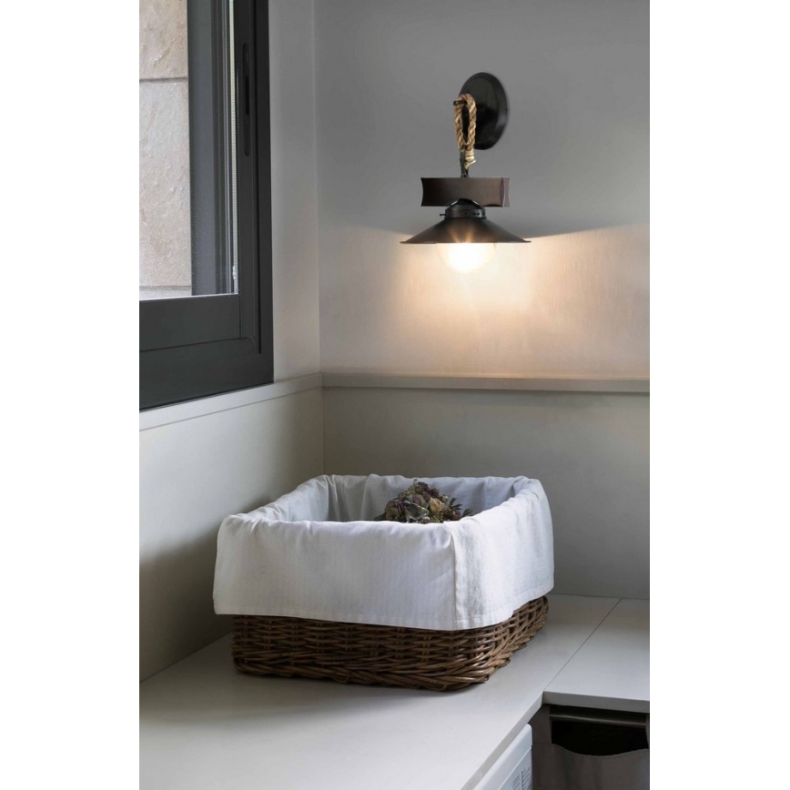 FARO 68138 - Sieninis šviestuvas NUDOS 1xE27/60W/100-240V