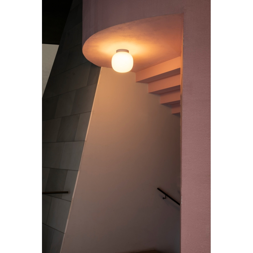 FARO 68610 - Lubinis šviestuvas AMELIA 1xE27/15W/230V IP44 balta