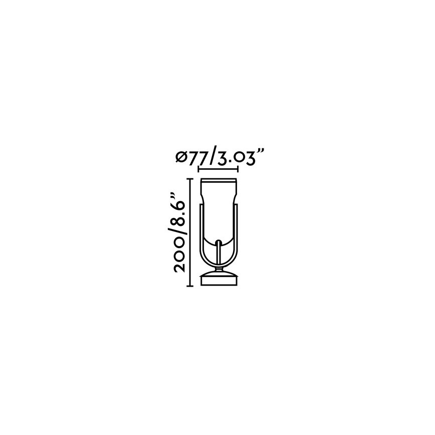 FARO 70035 - LED sieninis lauko šviestuvas SLOT-1 LED/14W/230V IP65 3000K